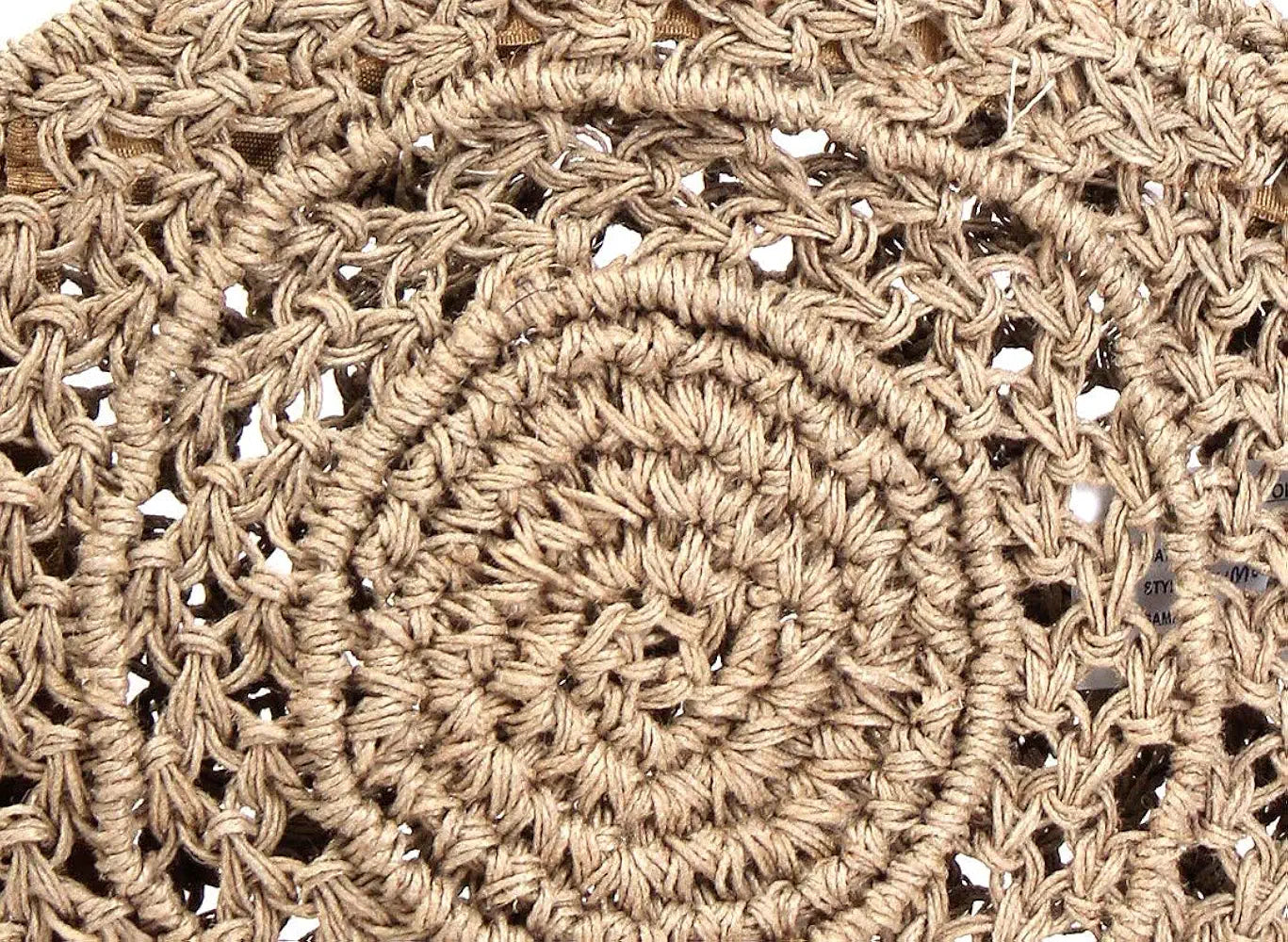 ASTRID Handmade Macrame Flap Over Sling Bag For Girls And Women