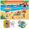 The Puzzl Co- Set of 2 Jigsaw Puzzles Game  for Kids Beach & Contryside Cardboard Birthday Gift