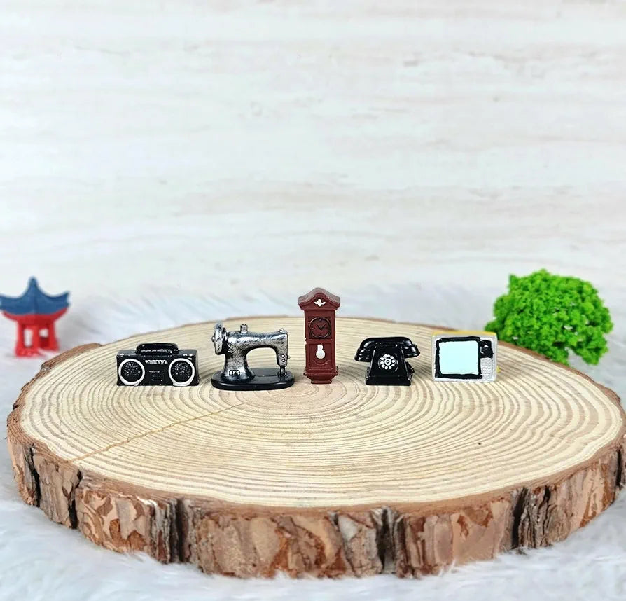 SATYAM KRAFT 1 Set Resin Miniature Showpiece | Raksha Bandhan Gift for Him/Her | Home Decor, Office Desk, Shelf, Bedroom Decoration, Living Room Figurines & Tabletop Items 