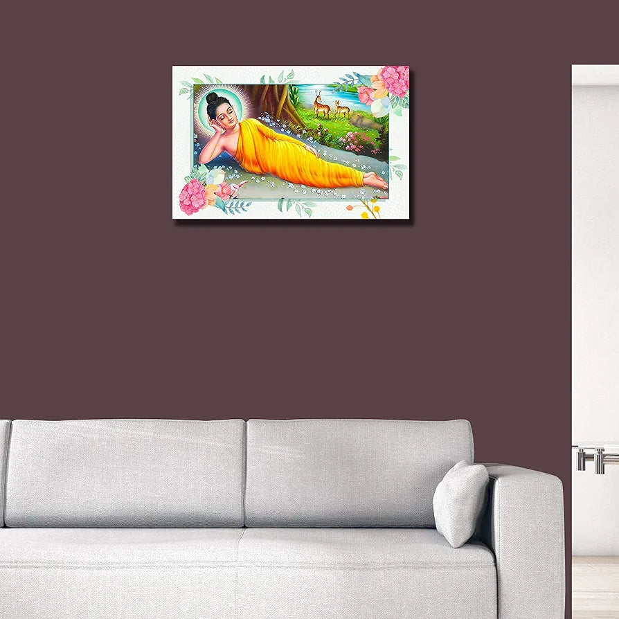 Rangoli MDF Wall Stick Decorative Panel 12x18 Wall Art for Home, Living Room, Bedroom, Office & Decoration. P-1, Design-27