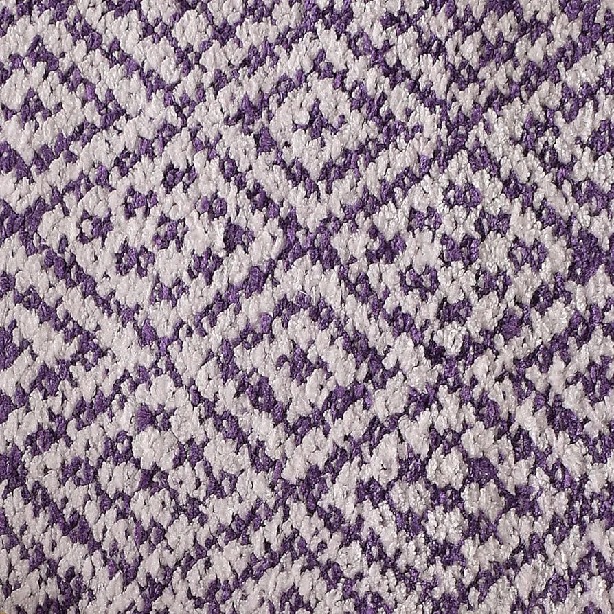 SASHAA WORLD Multipurpose Rug | Chenille Rug for Kids Room, Living Room, Dinning Room, Bedroom | 60x90 cms, Purple
