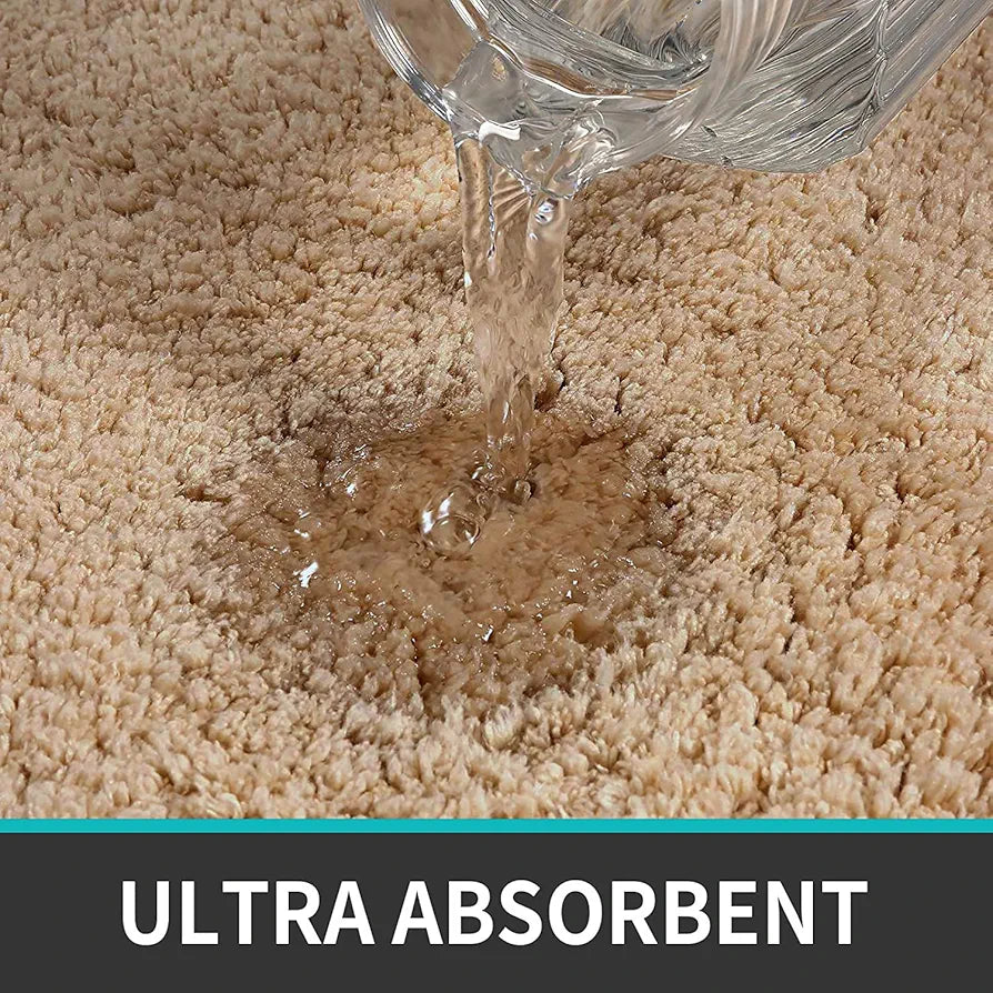 LUXE HOME INTERNATIONAL Microfiber Runner Super Soft Non Slip Vegas Rugs For Bedroom  Pack Of 1