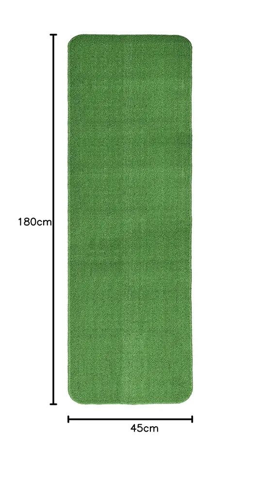 Saral Home Solid Soft PP Yarn Durable & Washable Multipurpose Runner for Home/Kitchen/Living Area/Lobby/Office Entrance with Anti Skid Backing 