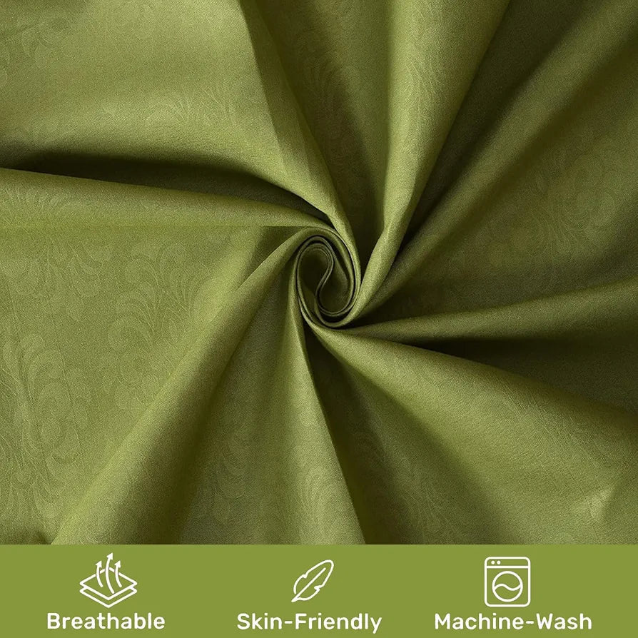 Fresh From Loom Single bedsheet Microfiber Bedsheet Set - Rotary Printed, Hypoallergenic, Wrinkle Free with 1 Pillow Covers 