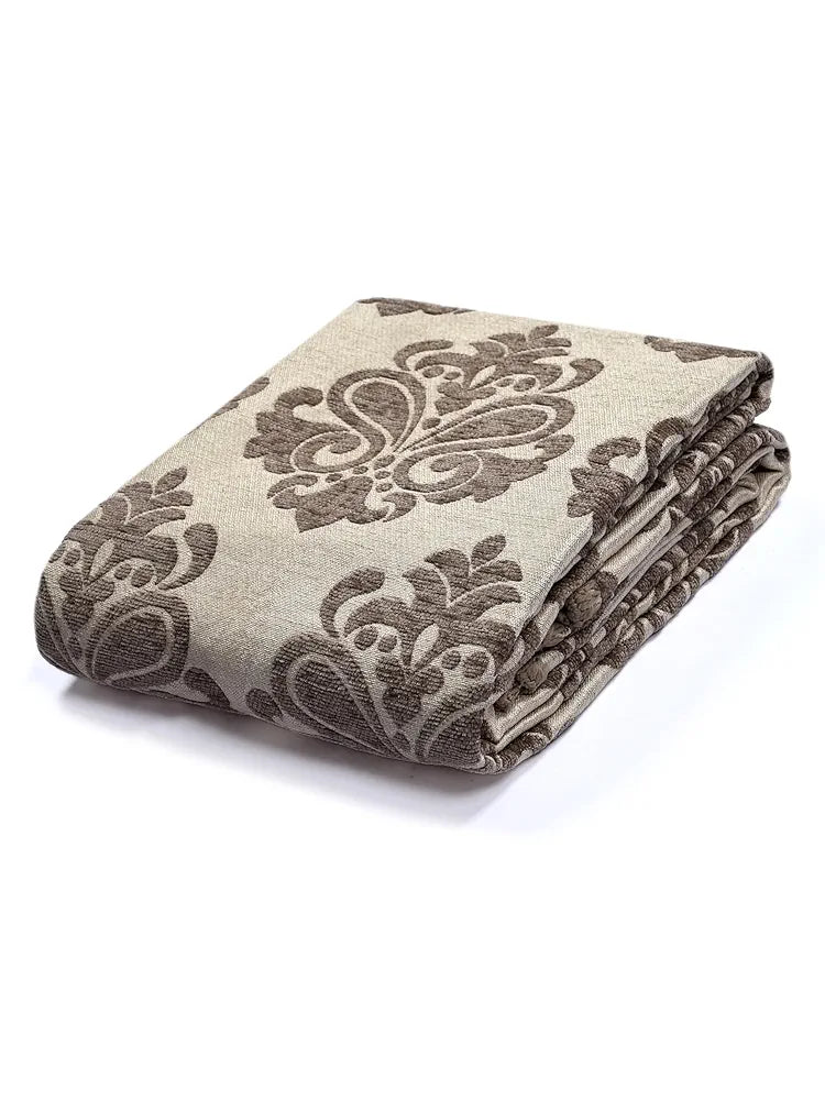 SARAL Home Soft Synthetic Chenille Reversible Decorative Sofa Covers 