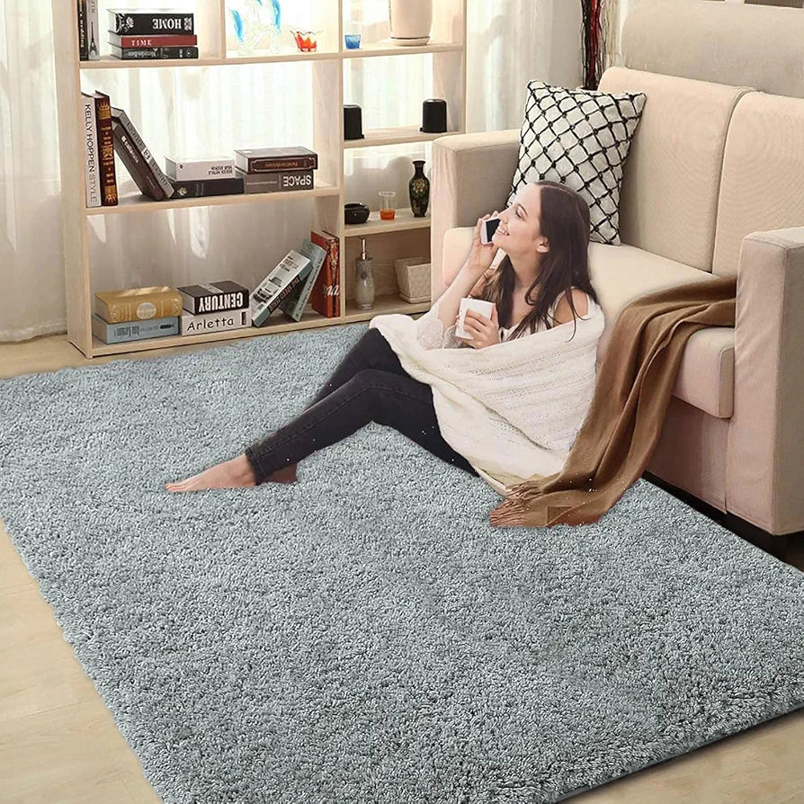 LUXE HOME INTERNATIONAL Carpet Super Soft Anti Slip Vegas Rectangular Rugs For Bedroom,Livingroom