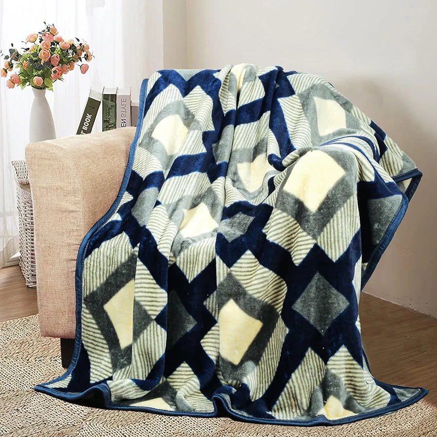 Premium Super Soft Cloudy Printed Mink Single Bed Blanket for All Season, Ultrasoft & Cozy Single Ply Blanket | |152 x 228 Cm | TC - 280