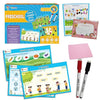 Popcorn Games & Puzzles Preschool Reusable Activity Mats with 2 Marker Pens Gifts
