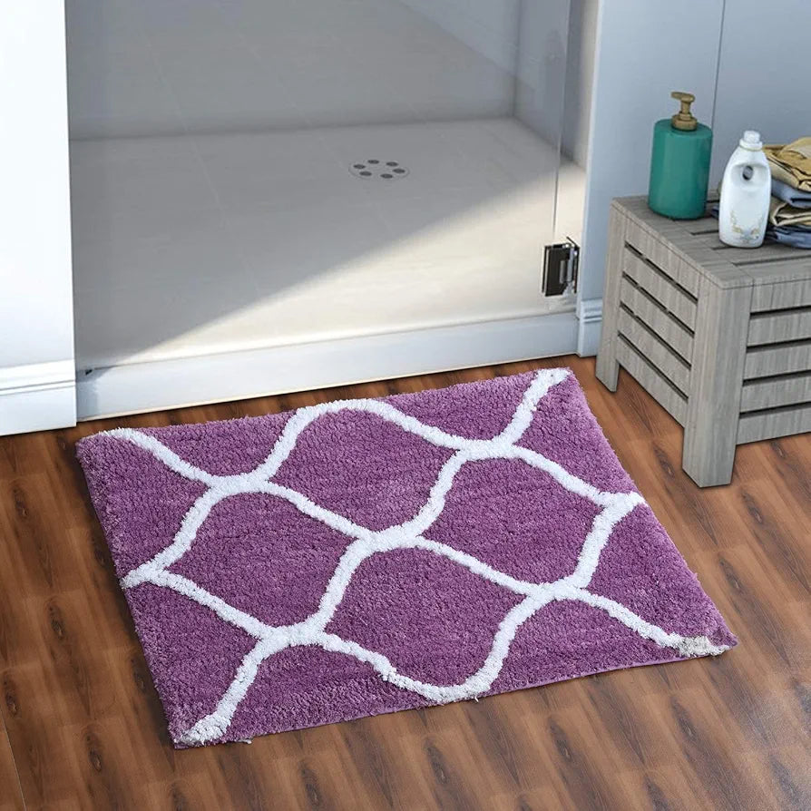 AEROHAVEN™ Glorious Super Soft Microfiber Designer Anti Slip Bathmat 