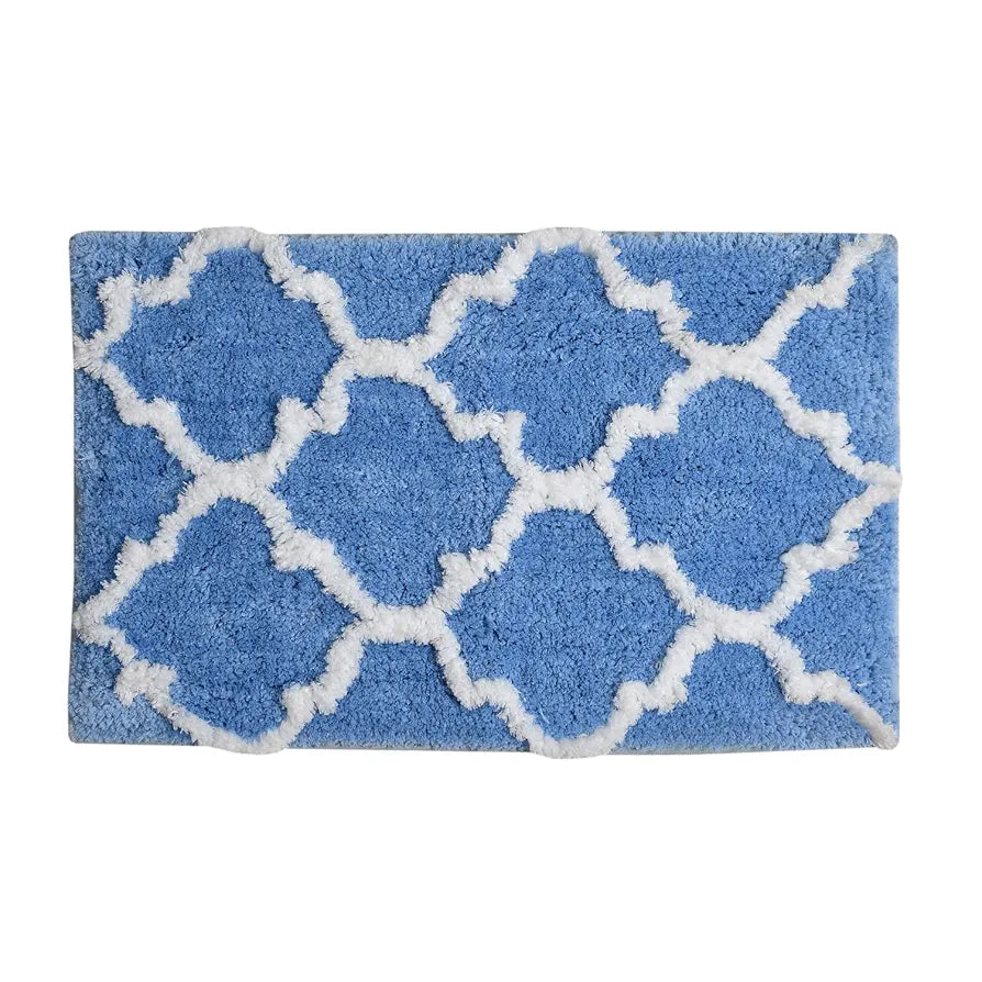 AEROHAVEN™ Glorious Super Soft Microfiber Abstract Moroccan Designer Anti Slip Bathmat 
