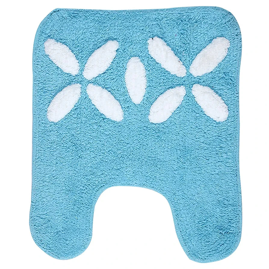 Saral Home Cotton Bathmat with Contour mat