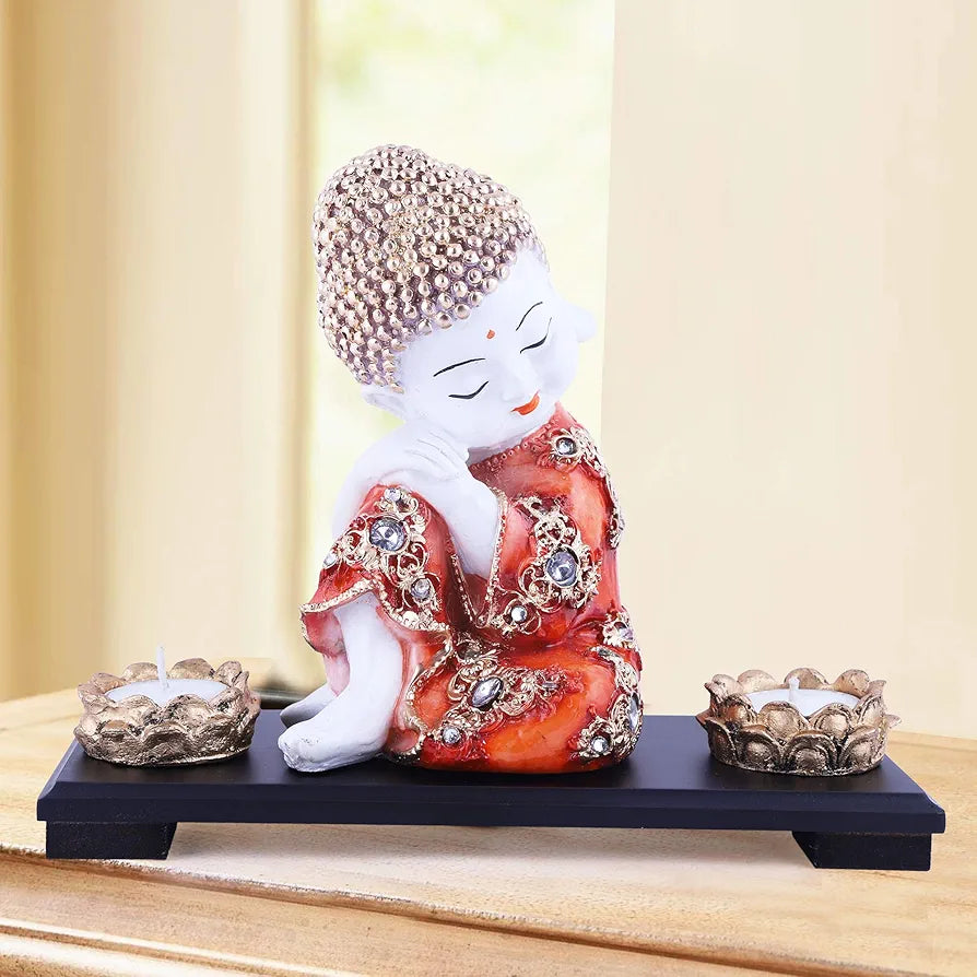 Mariner's Creation Buddha Statues for Living Room Baby Buddha showpiece Buddha Statues for Home décor House Warming Gift size-24X11X20cm
