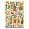 91knots-krishna With Devotees Wooden Jigsaw Puzzle (140 Pieces) for Adults and Kids | Beautiful Indian Artwork Puzzle