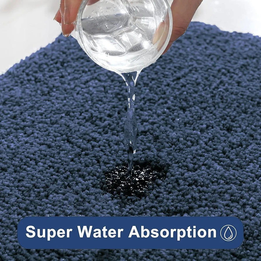Luxe Home Runner 2500 GSM Microfiber Anti Skid Slip Water Absorbent Machine Washable and Quick Dry Newman Rugs for Bathroom, Kitchen, Bedroom 