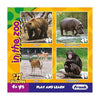 Frank in The Zoo Animal Puzzle - A Set of 4 Jigsaw for Focus and Memory - 10506