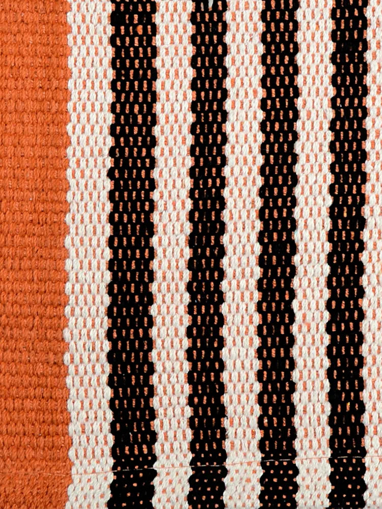 Saral Home Stripe Designer Soft Cotton Durable & Washable Multipurpose Runner for Home/Kitchen/Living Area/Lobby/Office with Anti Skid Backing 