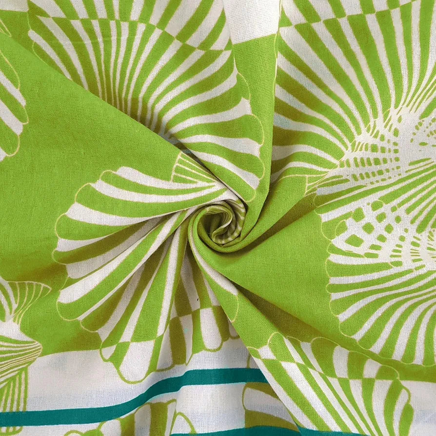 Divine Casa 100% Cotton 144 TC Bedsheet for Double Bed King Size Bedsheet with 2 Pillow Covers 