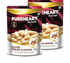 Pureheart Nutreat Dry Roasted Salted Peeled Almonds - 80 gms (Pack of 2)