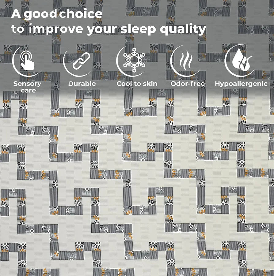 FRESH FROM LOOM Microfiber Bedsheet for Single/Single Size Bed | Floral Design Bed Spread with 1 Pillow Covers | Wrinkle Free Hypo-Allergenic Bedsheets/Bedcover , 144 TC