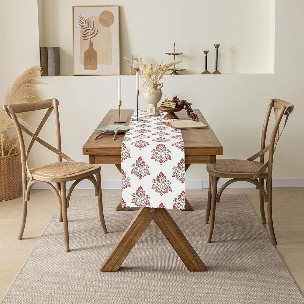 Ishro Home Premium Table Runner – Soft European-Standard Fabric, Elegant Soft Feel, Machine Washable, Timeless Design | 