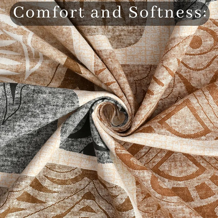 HOMEKART Ultra Super Soft 100% Pure Cotton Double Bedsheet with Two Pillow Covers for Your Bedroom | Floral & Block Printed Premium Bedsheet 