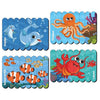 Mini Leaves Ocean Animal Strip Wooden Puzzles| Stick Puzzle Educational Puzzle for 3+ Years | Multicolor 4 Patterns 32 Pieces