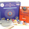 Kalakaram Diy Dot Mandala Art Rock Painting Kit | Create a Mandala Design on Rocks With 3 Large Re-useable River Rocks | Activity Kit for Kids