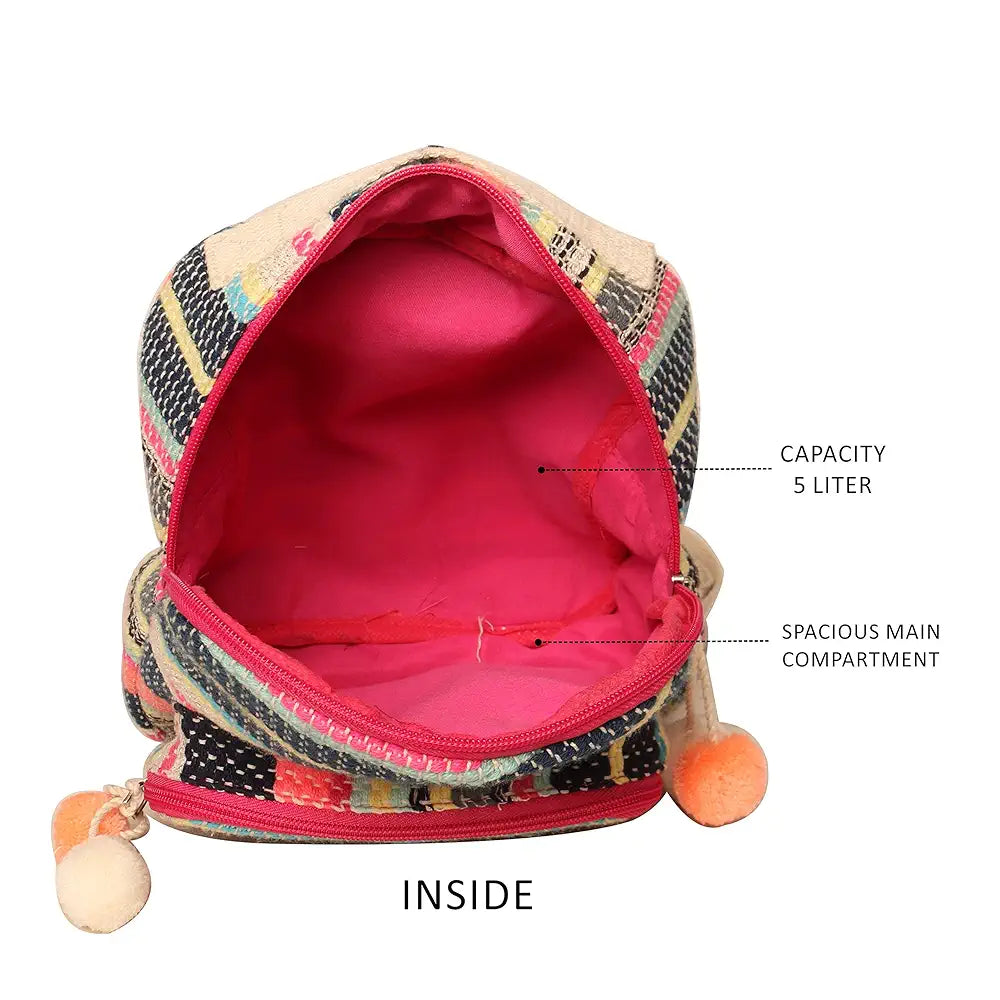 ASTRID Canvas Girls Backpack Medium Size