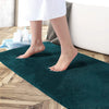 Luxe Home International Microfiber Anti-Skid Water Absorbent/Soaking Washable Rectangular Mat Colour Teal