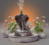 Jd Fresh Resin Snake Design Incense Holder Sheshnag With 30 Black Flow Cones