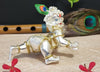 Gold Art India Laddu Gopal Idol Big Size Lord Krishna Bal Gopal Thakur JMurti Gopal ji Matte Silver