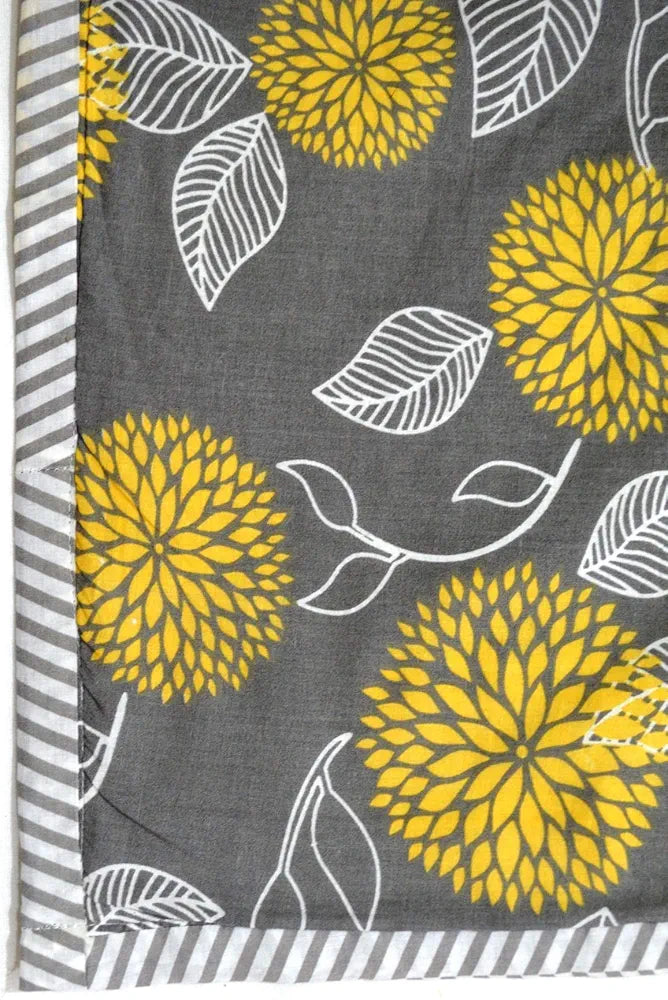 Trance Home Linen 150 GSM Pure Cotton Reversible Dohar Single Bed Size | Ac Blanket Comforter | Soft Light-Weight Bed Blanket 