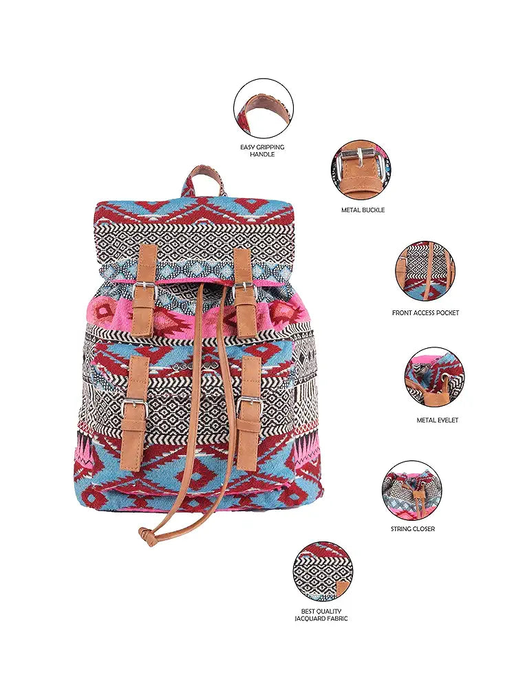 ASTRID Canvas Girls Backpack Medium Size