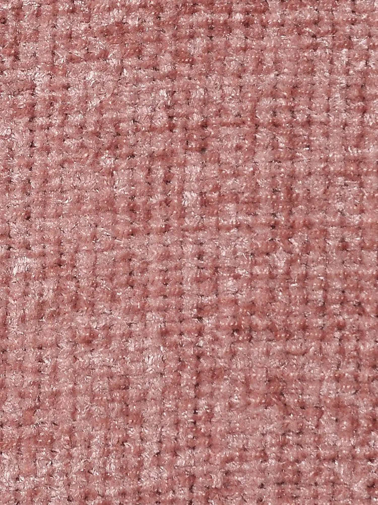 SASHAA WORLD Rose Pink Chenille Cushion Cover | Decorative Pillow Case | Elegant Solid Design, Soft & Durable | Ideal for Living Room, Bedroom & Home Décor, 45X45 Cm