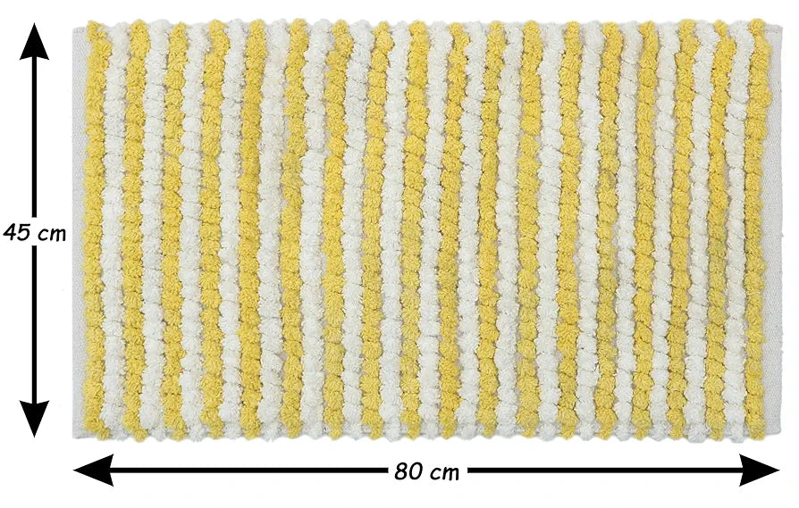 THE HOME TALK Luxury Chenille Round Bathmats | Non-Slip | Anti-Skid | Carpets for Bathroom, Living Room, Wash, Tub | Extra Soft and Super Absorbent Shaggy Bath Rug | Home Decorators