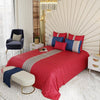 Stoa Paris Crown of Versailles 6-Piece Bedsheet Set Colour Red