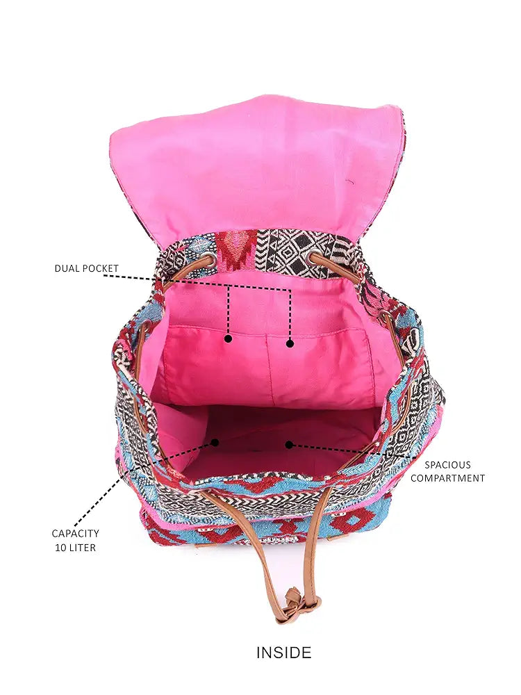 ASTRID Canvas Girls Backpack Medium Size