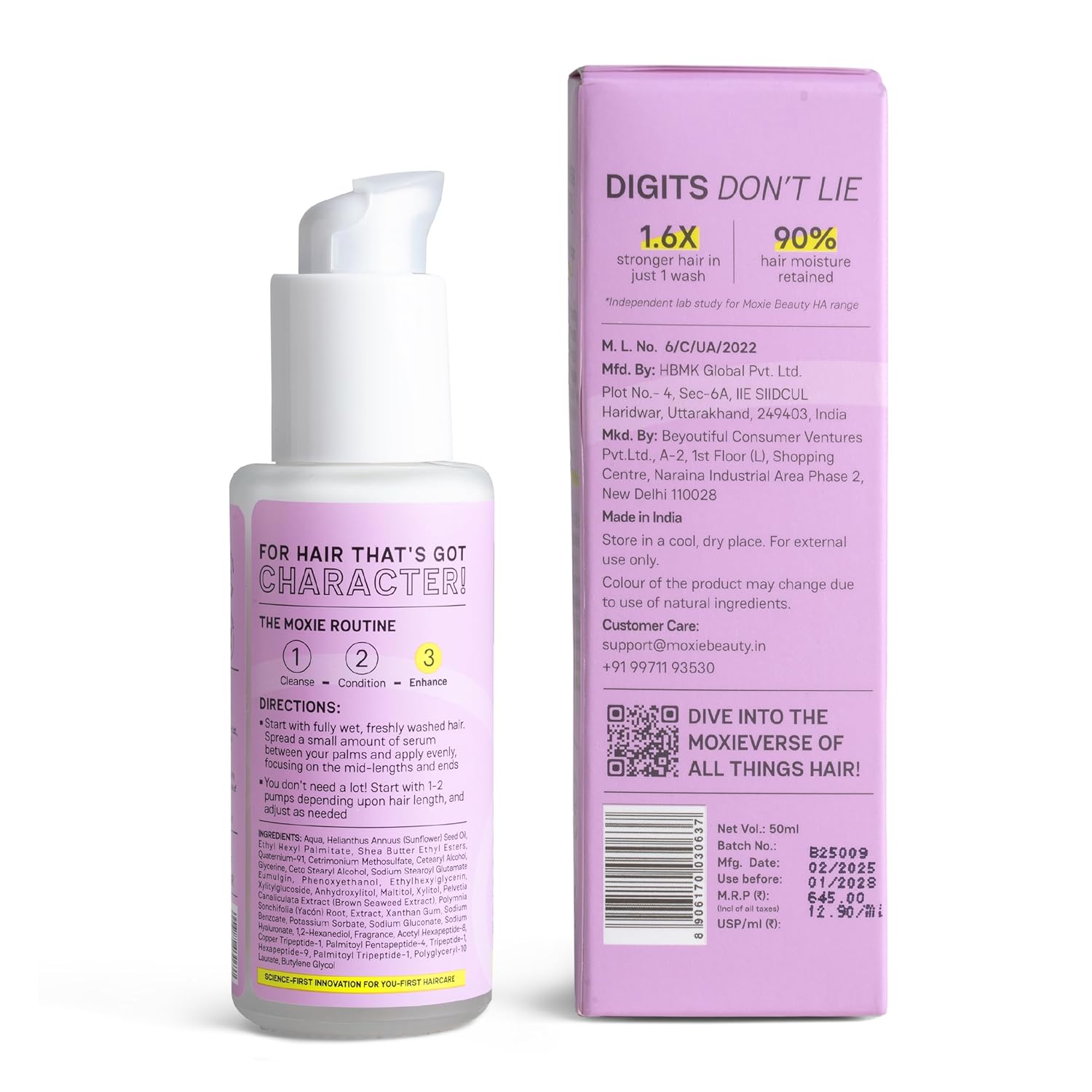 Moxie Beauty Hyaluronic Acid Hair Serum - 50 ml - Swadesii