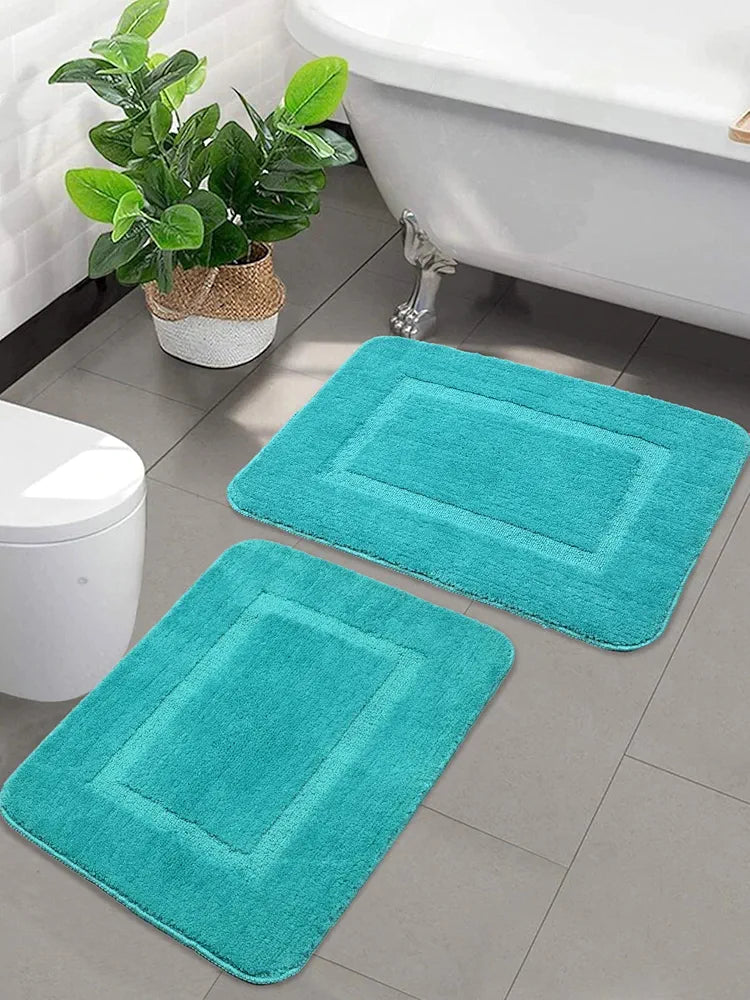 Saral Home - Good Morning Mat, Soft, Anti-Skid, Washable, Water Absorbent, Quick Drying, All time usable Bathmat/Doormat/Runner. Slip-Resistant Backing for Everyday Safety.