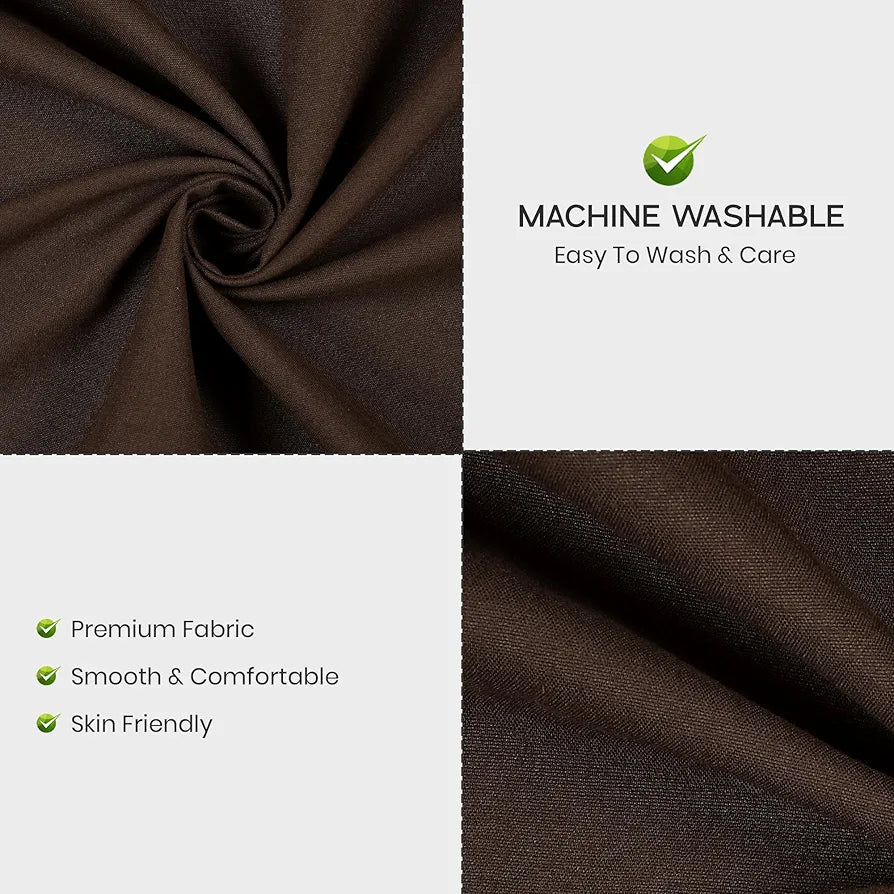 FRESH FROM LOOM Plain Microfiber Rotary Printed Bed Sheet Set - King Size, Hypoallergenic, Wrinkle Free with 2 Pillow Covers , 240 TC