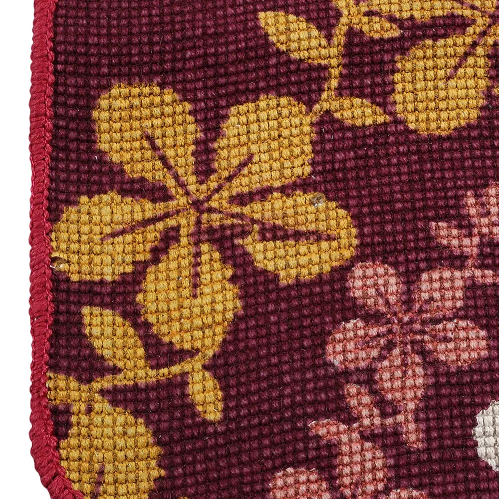 Saral Home Zinta Floral Soft Cotton Durable & Washable Multipurpose Runner for Home/Kitchen/Living Area/Lobby/Office with Anti Skid Backing 
