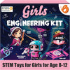 Butterfly EduFields 100+ STEM Engineering Project Kit for Girls Ages 8 10 12 15 Years Ultimate DIY Science Experiments for Kids