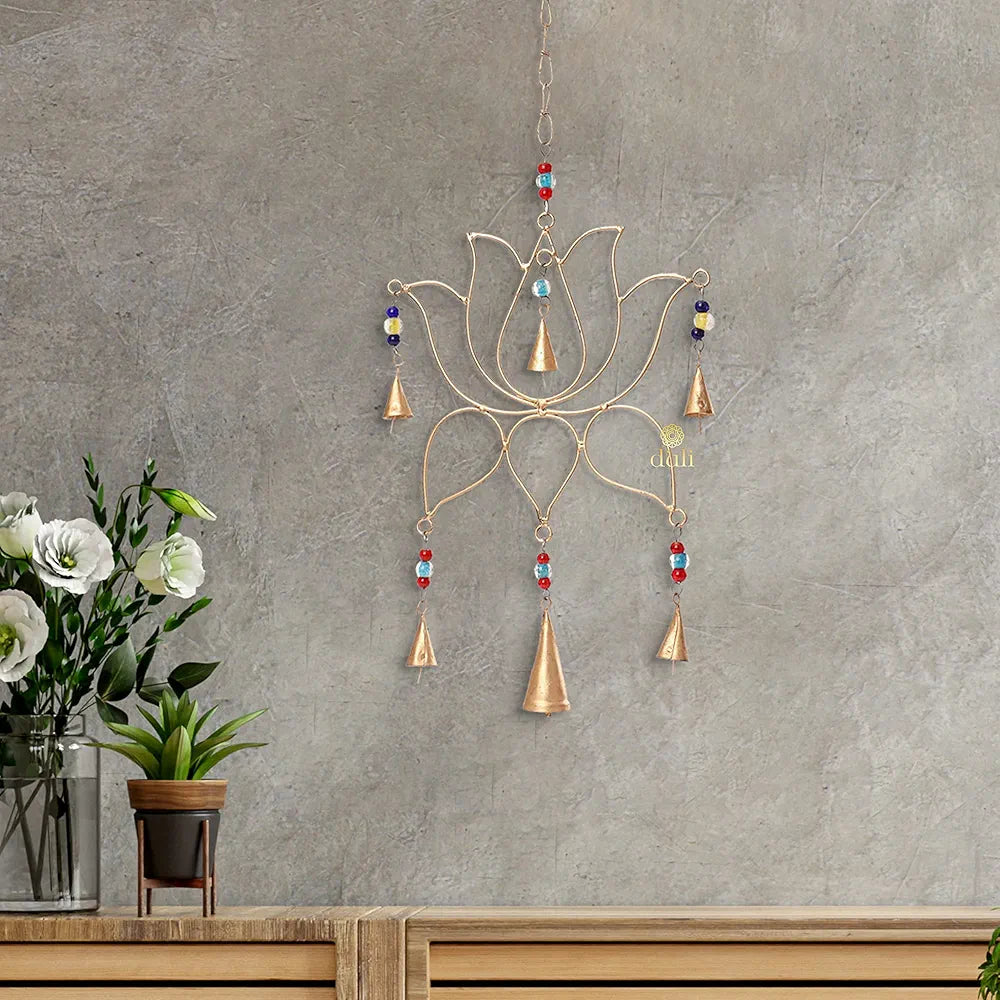 DULI Metal Windchime Wall Hanging, Feng Shui, Wall Art, Wall Decor, PositiveVibes, Rustic Wall Hangings, Wall Art, Diwali Decor, Diwali Decoration, Diwali Gifts 