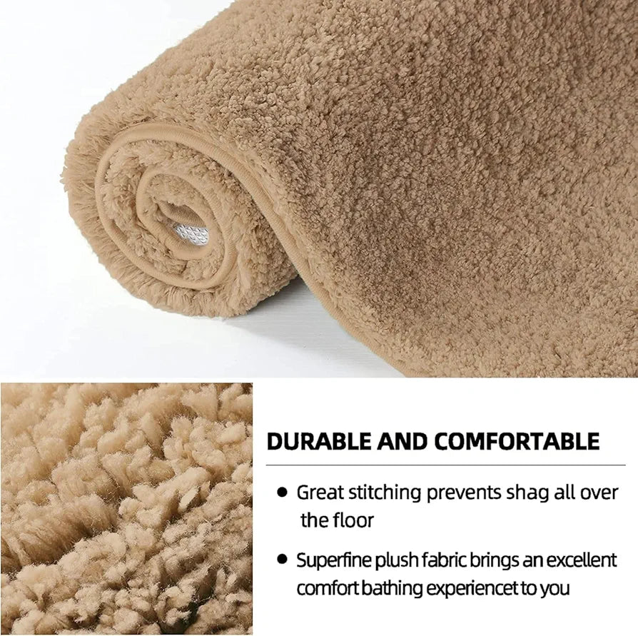LUXE HOME INTERNATIONAL Microfiber Runner Super Soft Non Slip Vegas Rugs For Bedroom  Pack Of 1