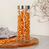 Femora Kitchen Storage Jars Borosilicate Glass With Steel Lid Air Tight Jar | 750 Ml | Pack of 4