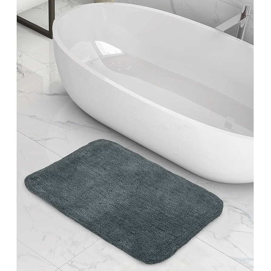 SASHAA WORLD Set of 2 Microfiber Bathmat 