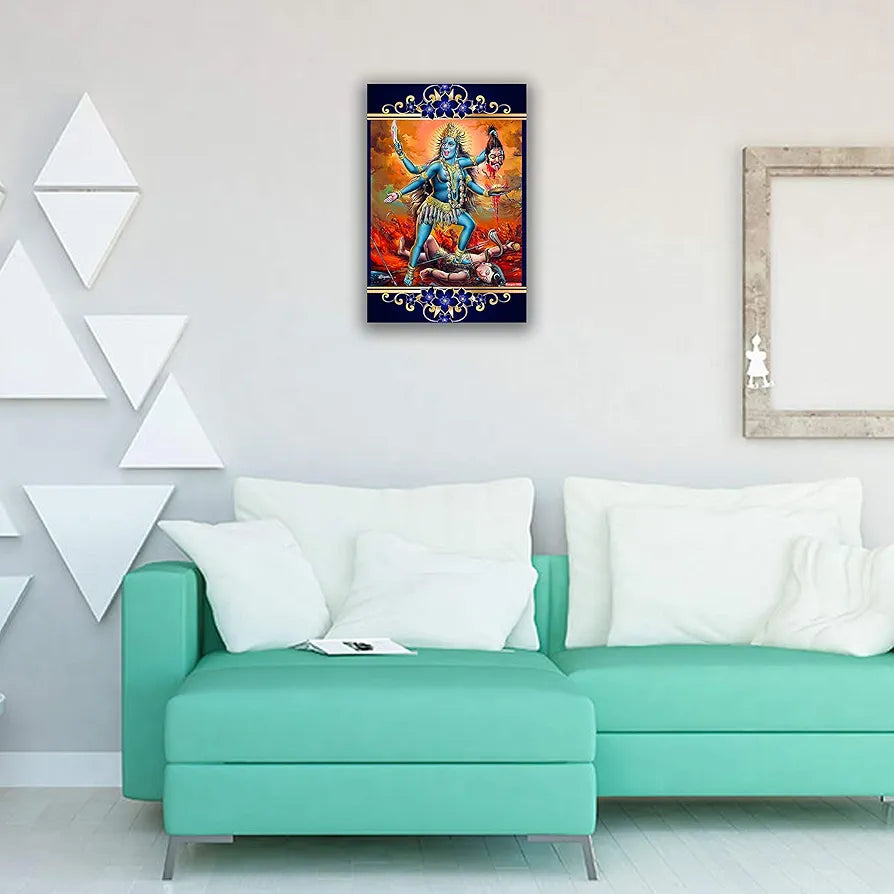 Rangoli MDF Wall Stick Decorative Panel 12x18 Wall Art for Home, Living Room, Bedroom, Office & Decoration. P-1, Design-18