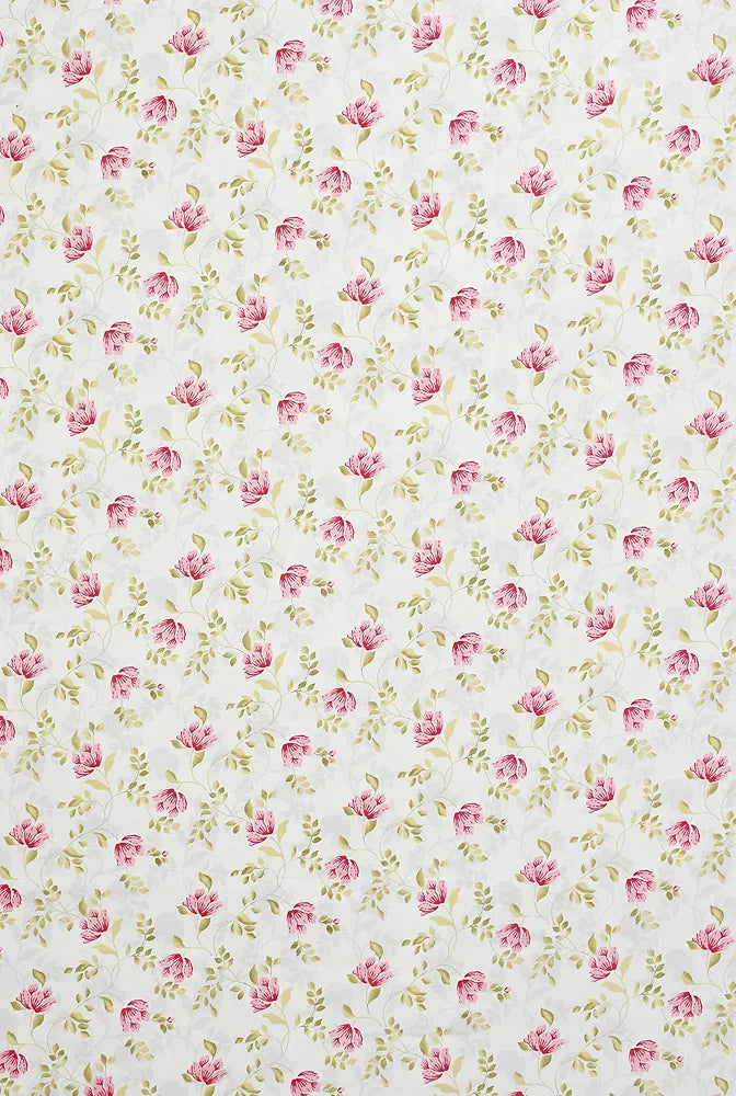 Homefab India 180 TC Glace Cotton Single BedSheet with 1 Pillow Cover - Pink