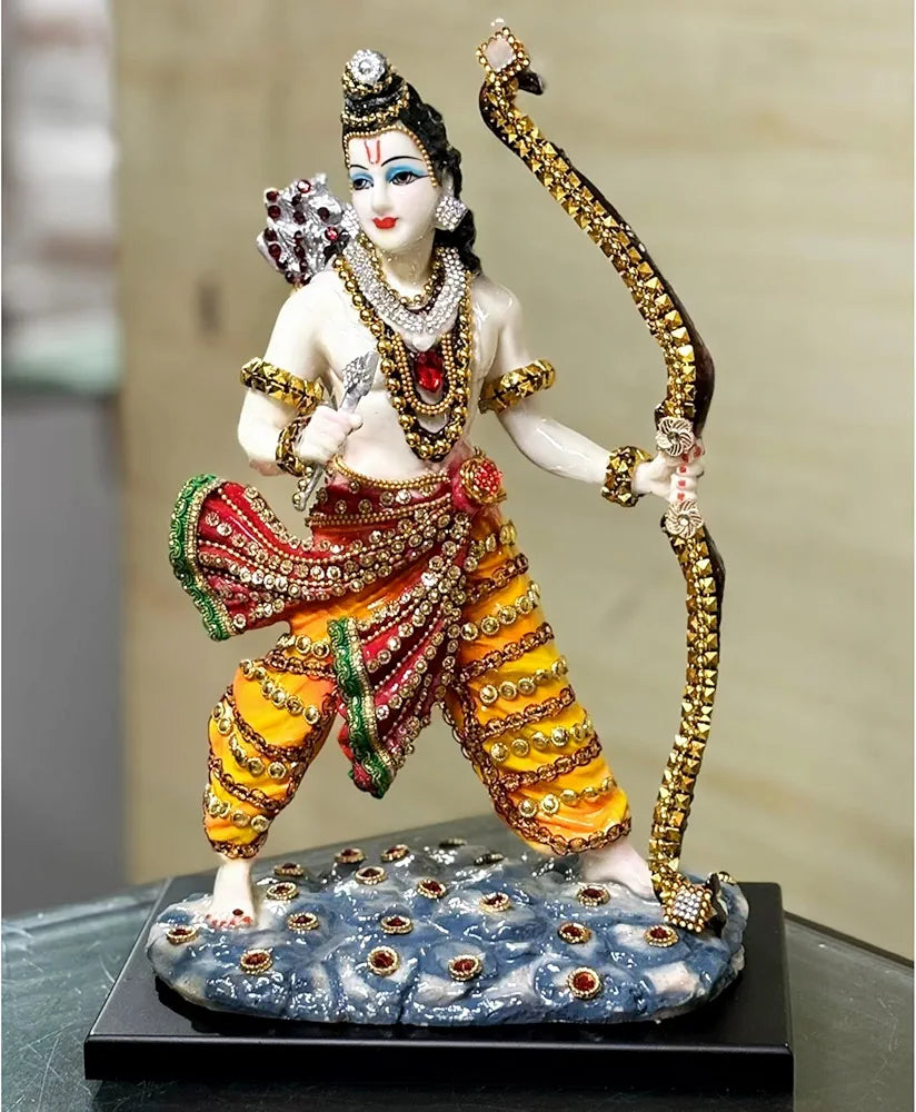 ALILA Marble Finish Murti Idol Statue Sculpture Spiritual Hindu God | Decorative Idols - Home Mandir Temple Office Pooja Room Decor 