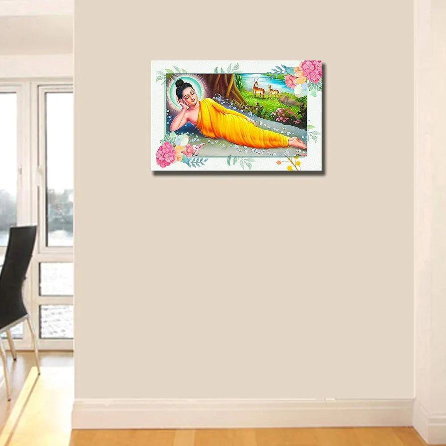 Rangoli MDF Wall Stick Decorative Panel 12x18 Wall Art for Home, Living Room, Bedroom, Office & Decoration. P-1, Design-27